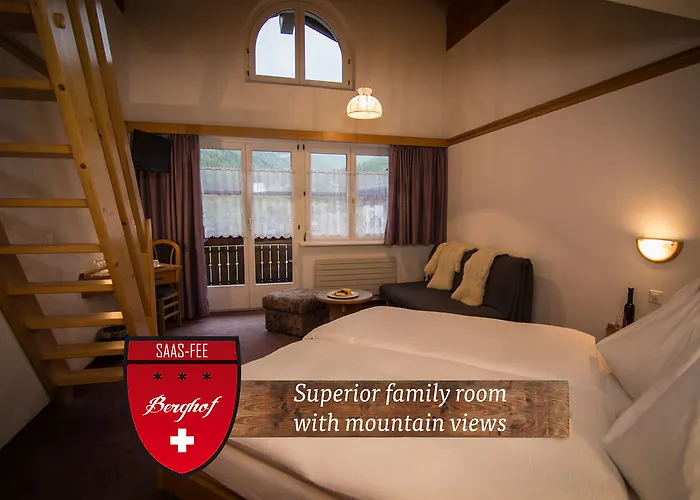 Oda ve Kahvaltı Berghof Garni - The Dom Collection Saas Fee